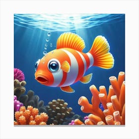 Clown Fish 1 Canvas Print