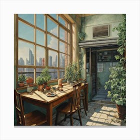 City View Canvas Print