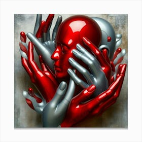 'Robot Hands' Canvas Print