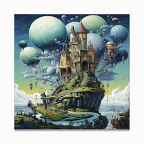 Castle In The Sky 1 Canvas Print