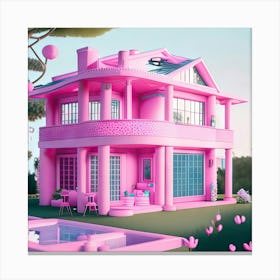 Barbie Dream House (406) Canvas Print