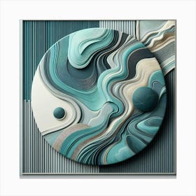 Con Design Art Canvas Print