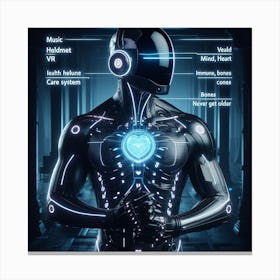 Cyborg 34 Canvas Print