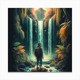 Waterfall 1 Canvas Print
