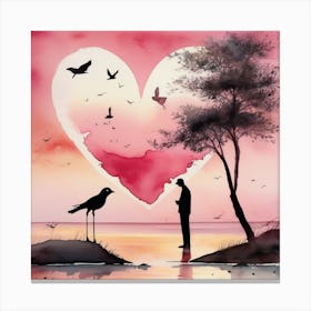 Heart Of Love 1 Canvas Print