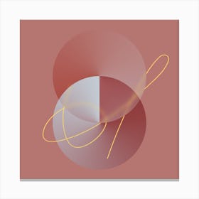 Layered Lens Square Canvas Print