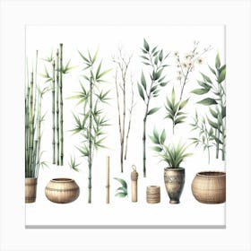 Bamboo 6 Canvas Print