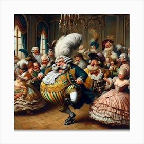 Dance Of The Kings Canvas Print