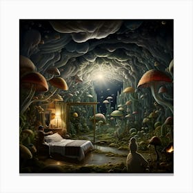 Dream Of Mushrooms Canvas Print