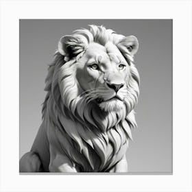 Lion Statue 1 Canvas Print