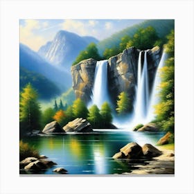 Waterfall 35 Canvas Print