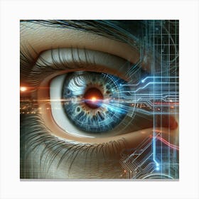 Eye Of The Future Canvas Print