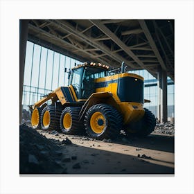 Buldozer Building (37) Canvas Print