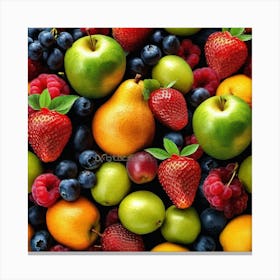 Fruit Wallpaper 5 Canvas Print