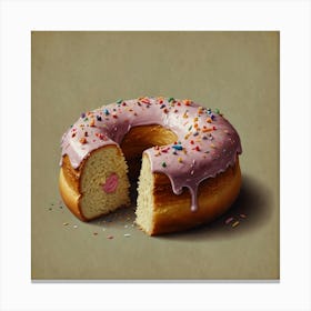 Donut Canvas Print