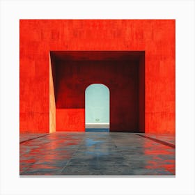 Red Door Canvas Print