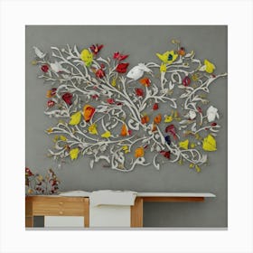 Birds In A Tree 1 Canvas Print