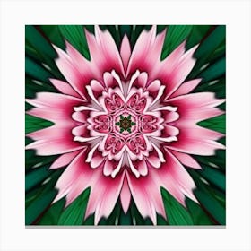 Pink Dahlia Canvas Print