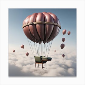 Chairs In The Sky Canvas Print