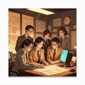 Tech Detective Canvas Print