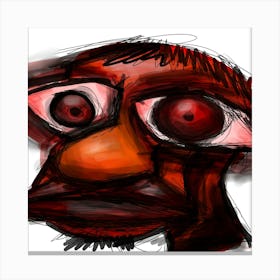 Red Eyed Man - sadge Canvas Print