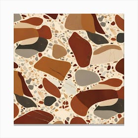 Pebbles Pattern Canvas Print