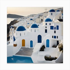 Oia, Greece 10 Canvas Print