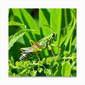 Grasshopper 72 Canvas Print
