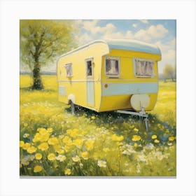 Buttercup Field Canvas Print