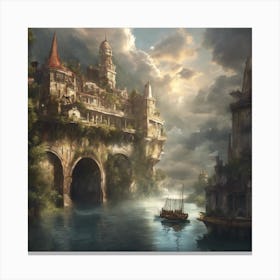 Fantasy Castle 20 Canvas Print