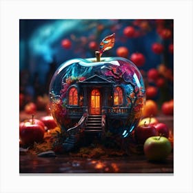 House In The Apple Canvas Print