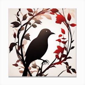 Bird In A Tree Canvas Print