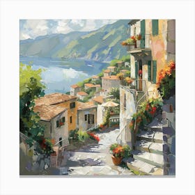 Italian Town Canvas Print