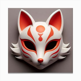 Fox Mask Canvas Print