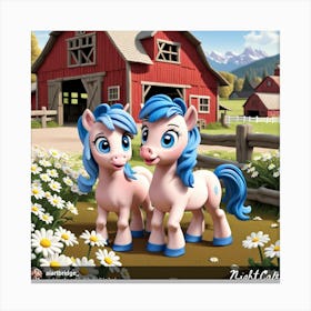 Little Pony Canvas Print