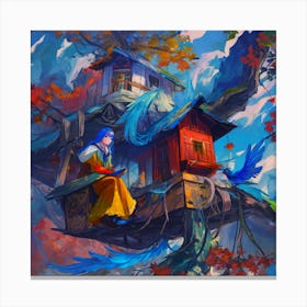 Tree House Canvas Print