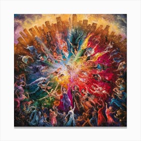 City Of Angels Canvas Print