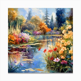 Hues Symphony Canvas Print