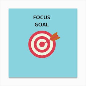 Focus Goal Canvas Print