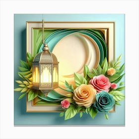 Islamic Ramadan Background 9 Canvas Print