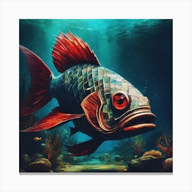 Fish In The Sea Canvas Print