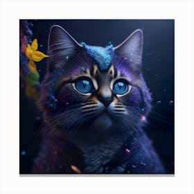 Cat Galaxy (101) Canvas Print