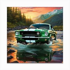 Ford Mustang 5 Canvas Print