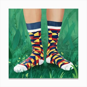 Looking For My Socks Art Print Illustration Painti Eru8izkprpqxlbehymrmqg 7skfrzehseqycdrxqqdkxa Canvas Print