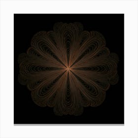 Fractal Flower Canvas Print