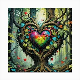 Heart Of The Forest Canvas Print