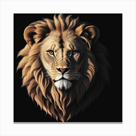 Lion Head Canvas Print