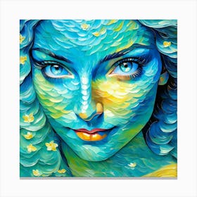 Mermaid tuj Canvas Print