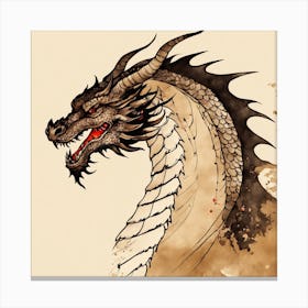 Dragon Painting (12) Canvas Print
