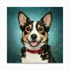 Corgi Portrait Canvas Print